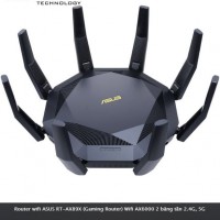Router wifi ASUS RT-AX89X (Gaming Router) Wifi AX6000 2 băng tần 2.4G, 5G