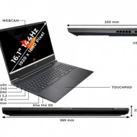 Laptop HP Gaming Victus 16-d0201TX i5 11400H/8GB/512GB+32GB/16.1"FHD/NVIDIA GeForce RTX 3050 Ti 4GB/Win 11